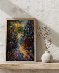 San Telmo Market Art Print, Buenos Aires Decor - Vintage Antique