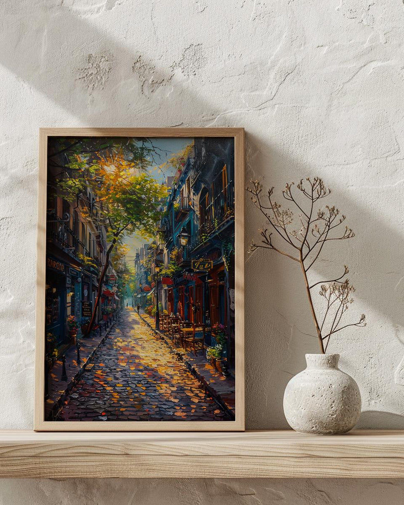San Telmo Market Art Print, Buenos Aires Decor - Vintage Antique