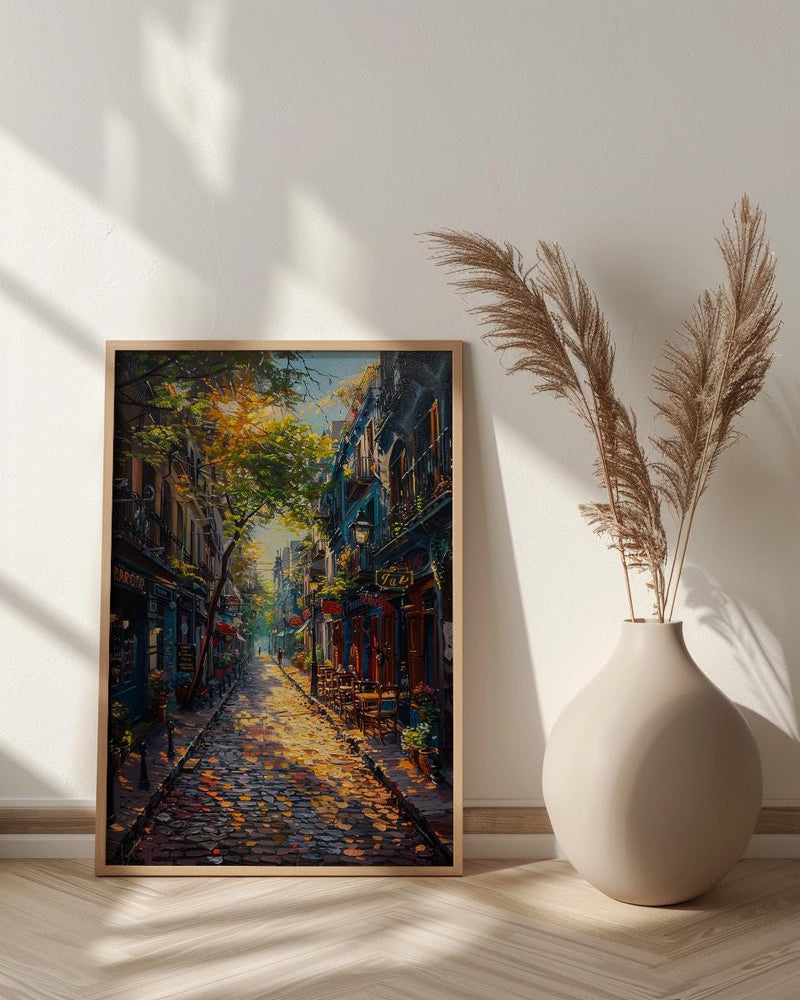 San Telmo Market Art Print, Buenos Aires Decor - Vintage Antique