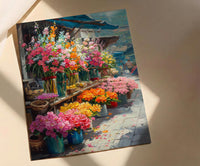 Medellin Flower Art Print, Colombia Market Decor - Tropical Orchid