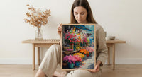 Medellin Flower Art Print, Colombia Market Decor - Tropical Orchid