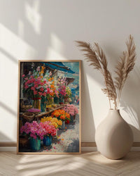 Medellin Flower Art Print, Colombia Market Decor - Tropical Orchid