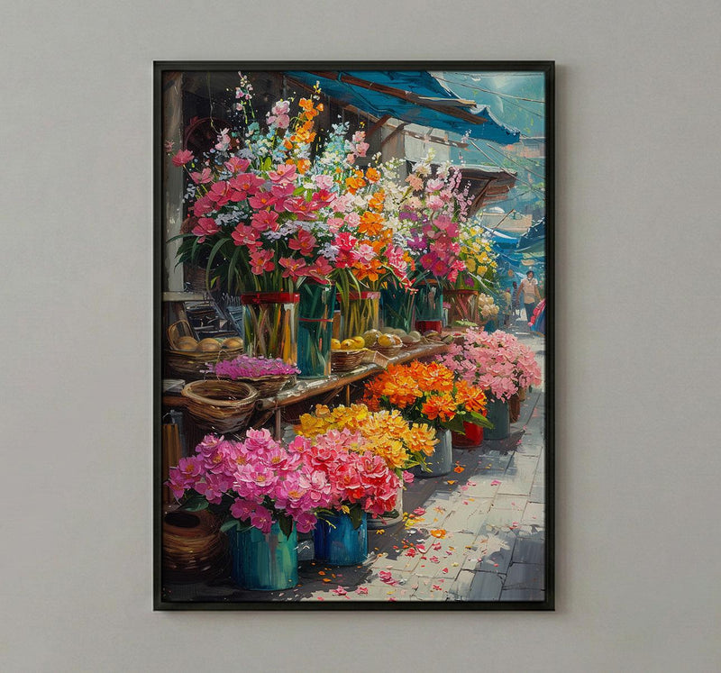Medellin Flower Art Print, Colombia Market Decor - Tropical Orchid