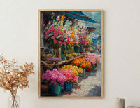 Medellin Flower Art Print, Colombia Market Decor - Tropical Orchid