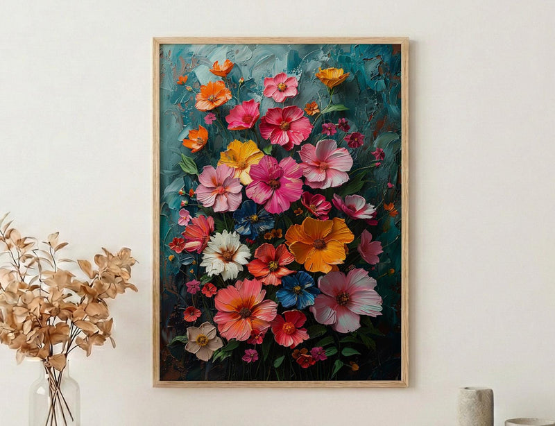 Medellin Wall Art, Colombia Spring Decor - Flower Festival Print