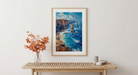 Great Ocean Road Wall Art, Twelve Apostles Home Decor - Limestone Cliff Coast Summer Beauty
