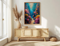 Great Barrier Reef Ocean Poster, Colorful Coral Home Decor - Australia Reef Nature Summer Beauty