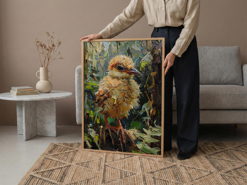 New Zealand Kiwi Wall Art, Lush Fern Home Decor - Green Forest Nature Summer Landscape