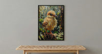 New Zealand Kiwi Wall Art, Lush Fern Home Decor - Green Forest Nature Summer Landscape