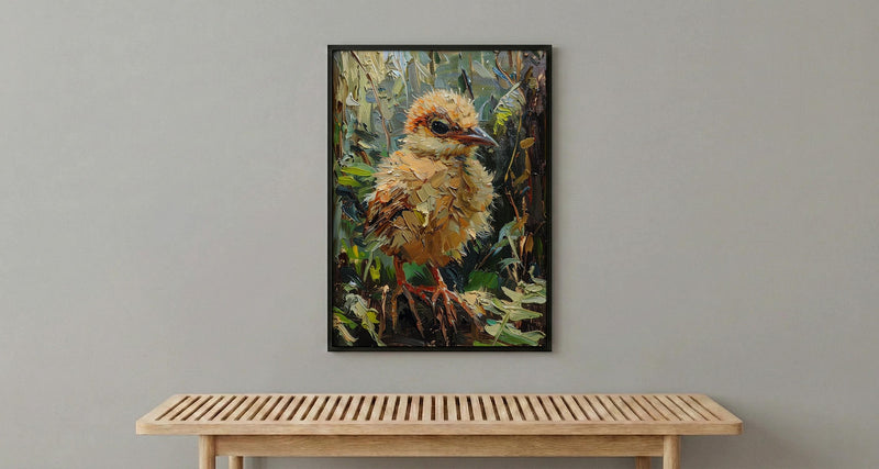 New Zealand Kiwi Wall Art, Lush Fern Home Decor - Green Forest Nature Summer Landscape