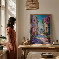 Sydney Rocks Market Art Print, Historic Street Home Decor - Bright Australia Town Summer Vibe