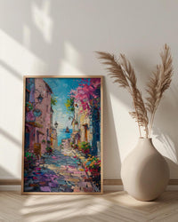 Sydney Rocks Market Art Print, Historic Street Home Decor - Bright Australia Town Summer Vibe