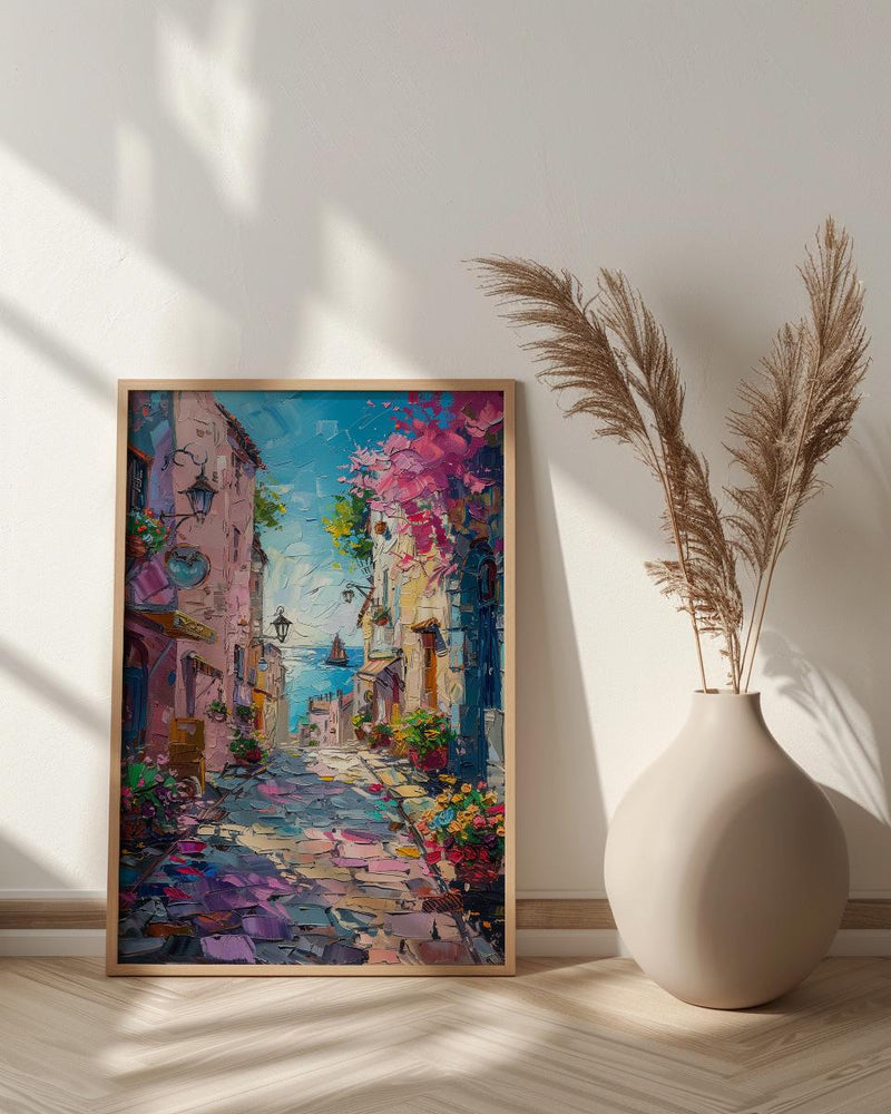 Sydney Rocks Market Art Print, Historic Street Home Decor - Bright Australia Town Summer Vibe