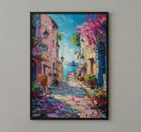 Sydney Rocks Market Art Print, Historic Street Home Decor - Bright Australia Town Summer Vibe