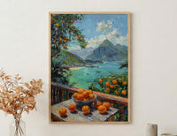 Brazil Window Poster, Rio De Janeiro Decor - Tropical Acai Landscape