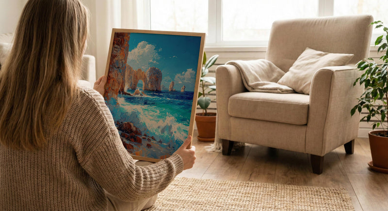 Cabo San Lucas Art Print, Mexico Ocean Decor - El Arco Poster