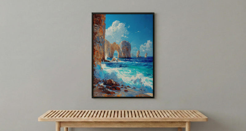 Cabo San Lucas Art Print, Mexico Ocean Decor - El Arco Poster