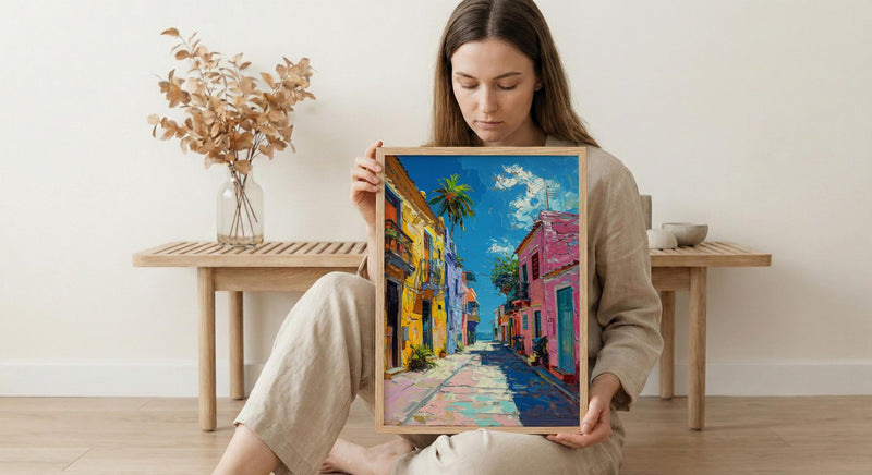 Buenos Aires Art Print, Caminito Wall Decor - Argentina Poster