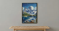 Mount Fitz Roy Print, Patagonia Mountain Decor - Argentina Art