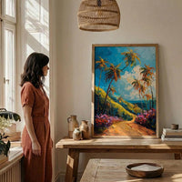 Cocora Valley Art, Colombia Nature Decor - Wax Palm Tree Print