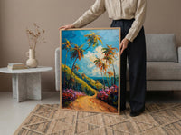 Cocora Valley Art, Colombia Nature Decor - Wax Palm Tree Print