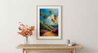 Cocora Valley Art, Colombia Nature Decor - Wax Palm Tree Print