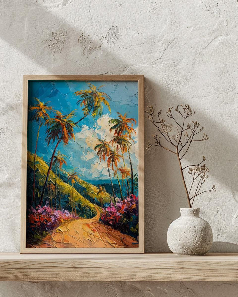 Cocora Valley Art, Colombia Nature Decor - Wax Palm Tree Print