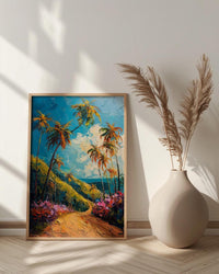 Cocora Valley Art, Colombia Nature Decor - Wax Palm Tree Print