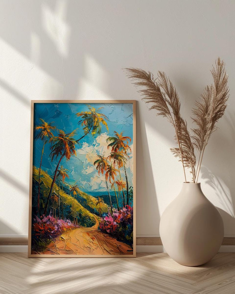 Cocora Valley Art, Colombia Nature Decor - Wax Palm Tree Print