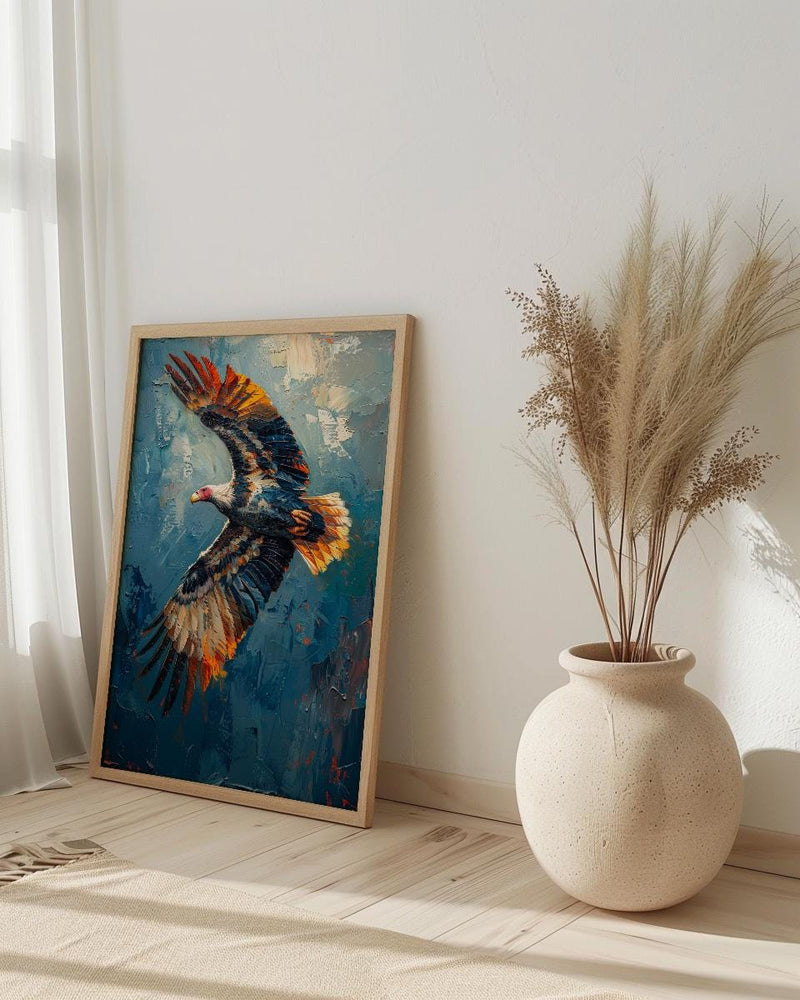 Andean Condor Print, Peru Colca Canyon Decor - Flying Bird Art