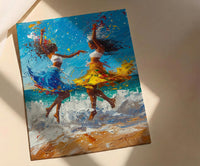 Bahia Brazil Poster, Capoeira Dancer Decor - Summer Beach Art