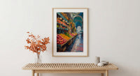 Sao Paulo Market Art, Historic City Decor - Brazil Summer Print