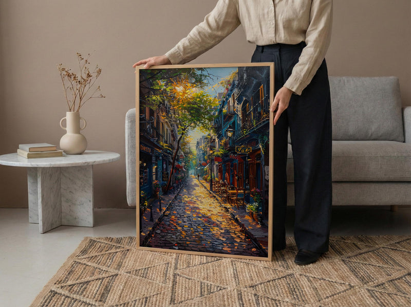 San Telmo Market Art Print, Buenos Aires Decor - Vintage Antique