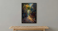 San Telmo Market Art Print, Buenos Aires Decor - Vintage Antique