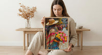 Ecuador Flower Art Print, Cuenca Plaza Wall Decor - Yellow Rose