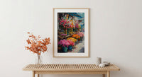 Medellin Flower Art Print, Colombia Market Decor - Tropical Orchid