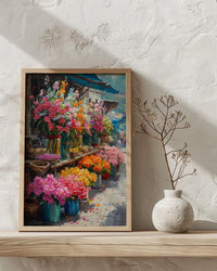 Medellin Flower Art Print, Colombia Market Decor - Tropical Orchid