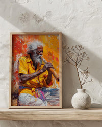 Australia Outback Music Desert Poster, Dusty Sunset Home Decor - Red Dirt Nature Summer Retreat