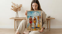 Gold Coast Beach Art Print, Australia Lifeguard Home Decor - Bright Sunny Coast Summer Landscape
