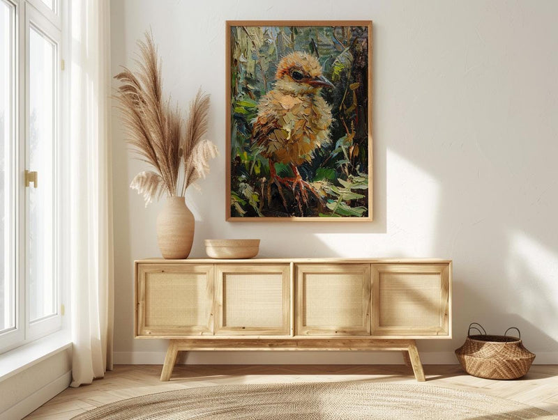 New Zealand Kiwi Wall Art, Lush Fern Home Decor - Green Forest Nature Summer Landscape