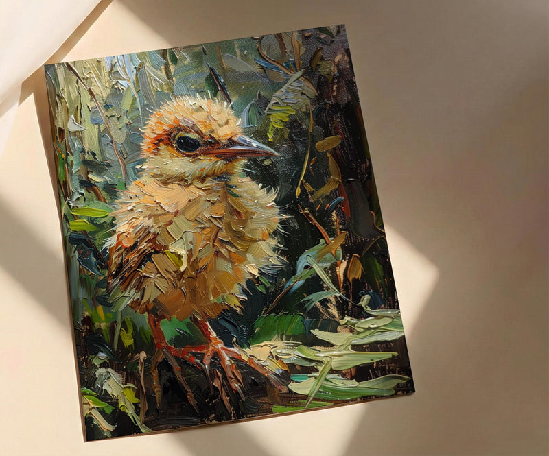 New Zealand Kiwi Wall Art, Lush Fern Home Decor - Green Forest Nature Summer Landscape