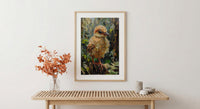 New Zealand Kiwi Wall Art, Lush Fern Home Decor - Green Forest Nature Summer Landscape