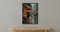 Melbourne Market Hall City Poster, Historic City Home Decor - Vibrant Australia Town Summer Landscape