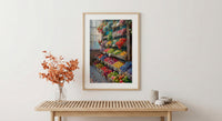 Adelaide Food Market Wall Art, Summer Fruit Home Decor - Historic City Morning Town Landscape