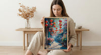 Singapore Chinatown Art, Sunny Market Decor - Traditional Herb Print