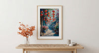 Singapore Chinatown Art, Sunny Market Decor - Traditional Herb Print
