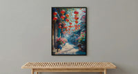 Singapore Chinatown Art, Sunny Market Decor - Traditional Herb Print