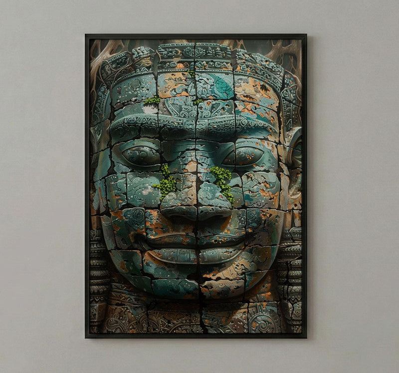 Angkor Wat Wall Art, Tropical Jungle Decor - Cambodia Print