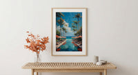 Bali Beach Club Art, Ocean Infinity Pool - Summer Parasol Decor