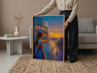 Rome Colosseum Poster, Italy Historic Decor - Ancient Ruins